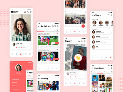 Social App appdesign parenting socialapp uxdesign