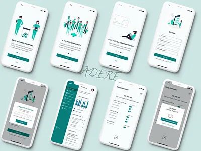 ADERE Mobile App Design