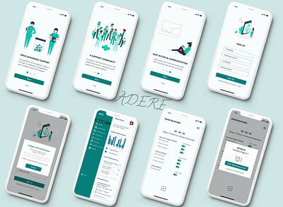 ADERE Mobile App Design