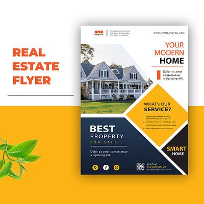 Real Estate flyer design animation branding design illustration logo logodesign social media banner typography vector website