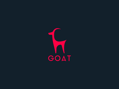 GOAT animal goat goat logo illustration logo logo design logo mark minimal minimal logo minimalist