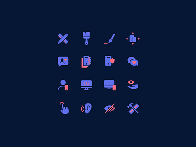 Icons! Ft. Dark Mode app cyber punk dark mode dark ui design icon icon design icon set iconography illustration interaction design mobile ui ui uidesign vector