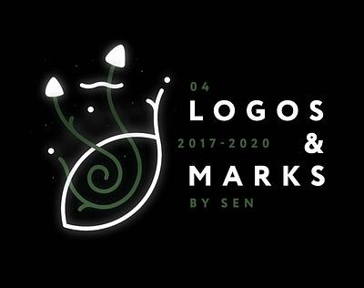 Logos & marks brand branding eye fungi logo logodesign logofolio logomarks logopack logos logoset logotype mark minimal monogram mushroom mushrooms