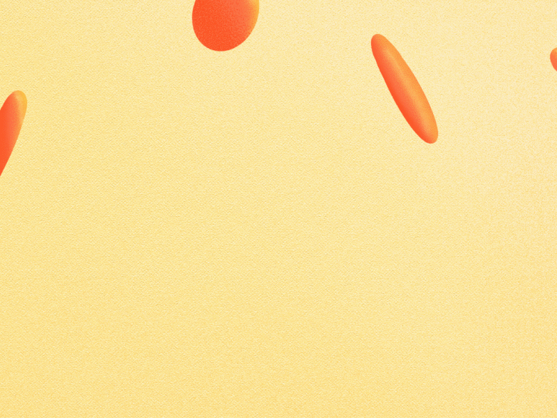 Orange Beans animation 2d bubble digitalart illustration art jump procreateapp