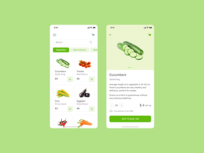 Food Delivery app delivery design dribbble farm food fresh interface mobile popular top uxui vegetables