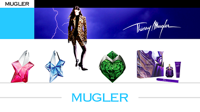 THIERRY MUGLER adobe interactivity ui ux arvers behance branding digital digitaldancingwordsrecords frederic logotype typography ui