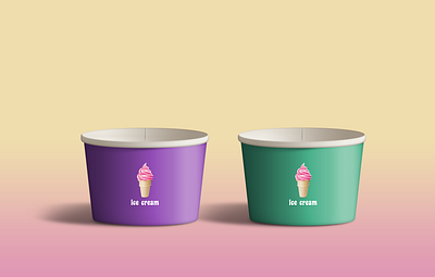 Ice Cream Branding branding design digital art graphic graphic design graphics ice cream icecream illustration vector