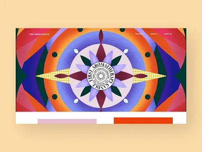 First aromatherapy site brand design branding candle design drawing illustration inteface interactive design procreate web design website