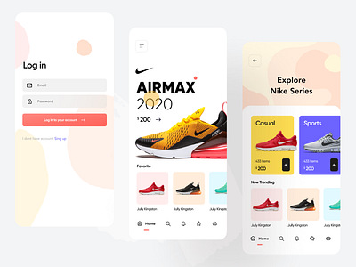 Shoe Shop Mobile App UI Design animation app color palette design ecommerce icon ios android hybrid jordan mobile mobile app ui nike air max nike app online shopping running shoes shop shopify ui ux web app