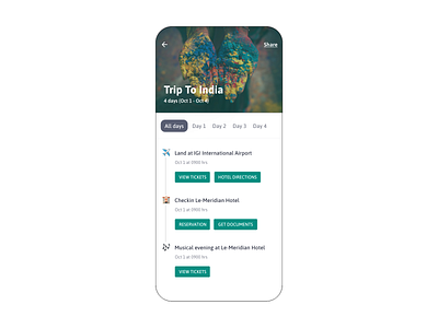 Itinerary UI 100daysofui app app design app ui dailyui design ios itinerary itinerary design mobile productdesign ui ux