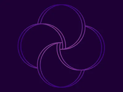 circle logo design flat icon illustration logo minimal web