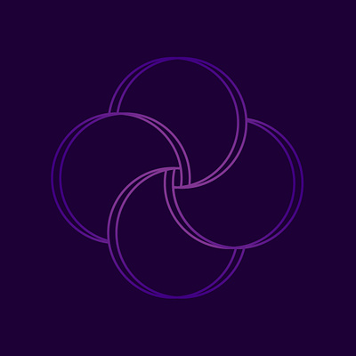 circle logo design flat icon illustration logo minimal web