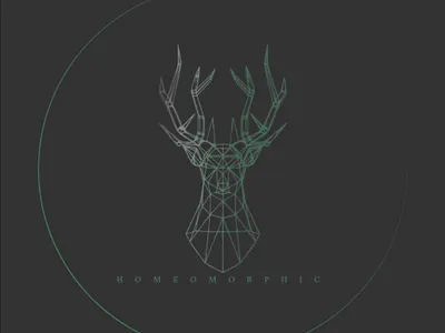 Lowpoly deer logo branding cover deer design homeomorphic illustration illustrator art logo lowpoly minimal web