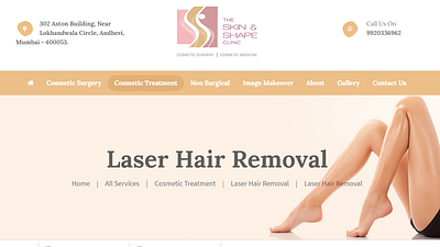 Leading Laser Hair Removal Treatment in Mumbai - Skin and Shape