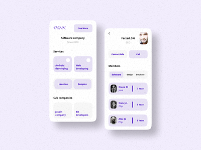 ui design for think company 2020 2020 design 2020 trend 2020 trends app design design mobile mobile app mobile ui ui ui ux ui design uidesign uidesigner uidesigns uiux ux ux design uxdesign uxui