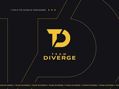 Team Diverge Logo Branding brand design brand identity branding branding and identity branding identity clean logo design esports esports logo esports logos esportslogo gaming gaming logo gaminglogo illustration logo vector wordmark