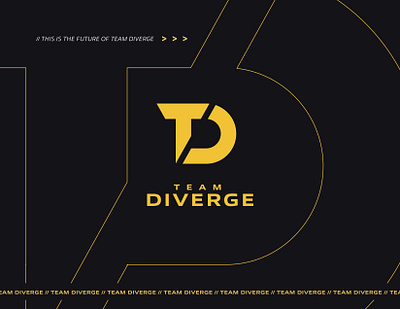 Team Diverge Logo Branding brand design brand identity branding branding and identity branding identity clean logo design esports esports logo esports logos esportslogo gaming gaming logo gaminglogo illustration logo vector wordmark