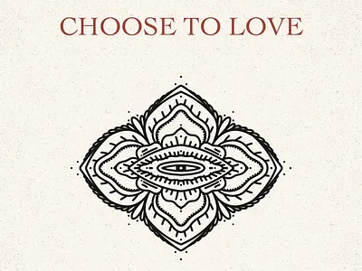 Choices eye flower minimalist positive procreate simple texture