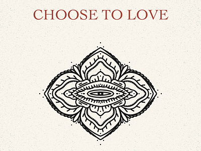 Choices eye flower minimalist positive procreate simple texture