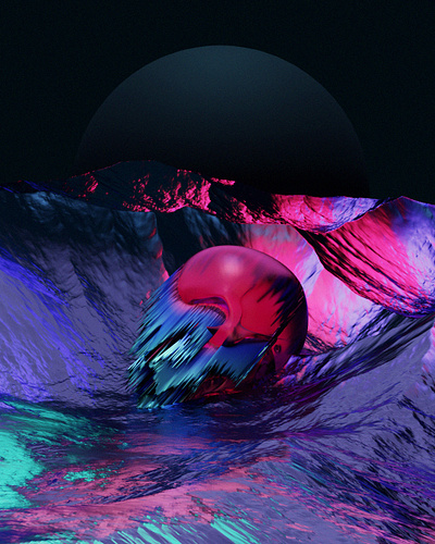 Malformation. 3d art 3d artist album art blender cover art cycles glass music render skull