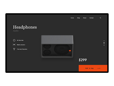 audio-website design typography ui web