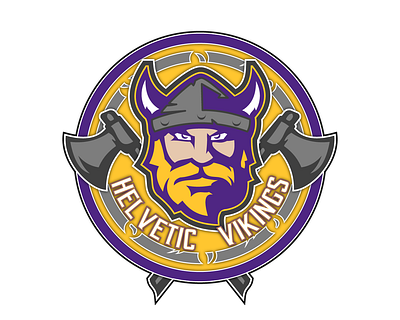 Helvetic Vikings design fantasy football football illustration logo sports