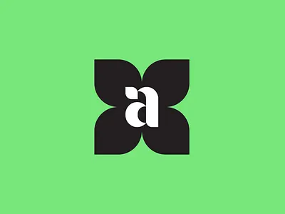 anna – a cannabis brand icon logo mark type