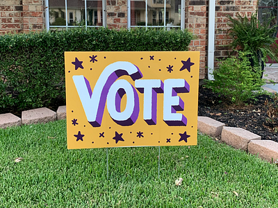 Vote Yard Sign vote yard sign