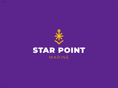 Boat Logo - Star Point Marine branding dailylogochallenge design logo