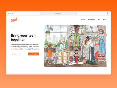 Gretel home page gretel landing page saas ui web website