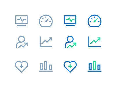 Icon data heatl icon