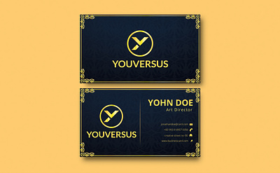 Create unique business card design luxury business card design