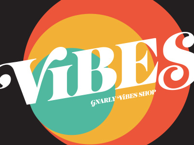 Vibes Tee Shirt 70s gnarly t shirt typography