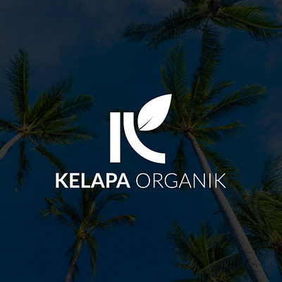 Brand Logo Kelapa Organik branding coconut desainlogo kelapa logo riau