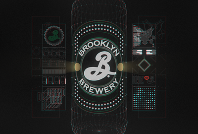 Brooklyn Brewery homage 3 fui graphic design hud motion graphics ui