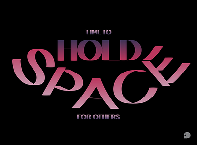 Hold Space adobe illustrator brand design gradinet graphic graphicdesigner hold space hold space illustration lettering others space typography vector