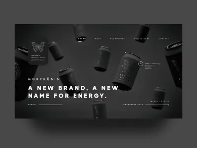 Morphösis branding color dailyui dark dark mode dark theme dark ui design figma logo minimal photoshop ui uidesign ux