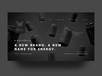 Morphösis branding color dailyui dark dark mode dark theme dark ui design figma logo minimal photoshop ui uidesign ux