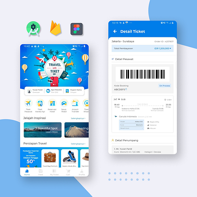 TIXET - Ticket Reservation Android App android app android app design android design android studio app coding java kotlin ui ux