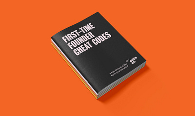 Odds On VC Startup Cheat Codes Booklet booklet design booklets brand identity branding collateral color design hoodzpah logo logo system messaging naming typography website