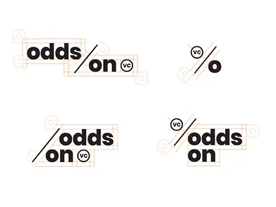 Odds On VC logo set and logo grid brand identity branding collateral color hoodzpah logo logo set logo system messaging naming social media typogaphy website