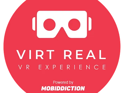 Badge for Virtual Reality design icon illustration ui website