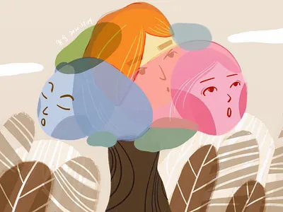 tree design illustration illustrator