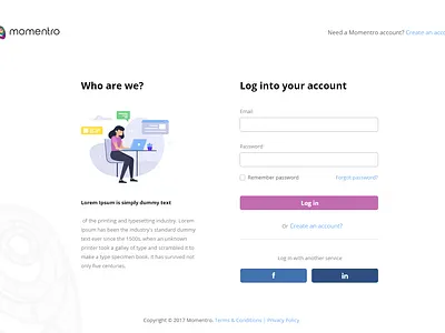 Momentro DashBoard