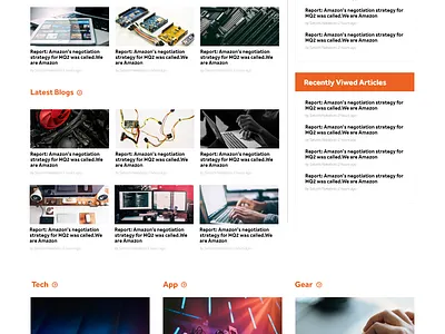 ENF News Website UI / UX