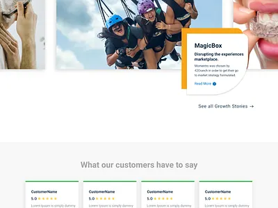 Momentro Website UI / UX