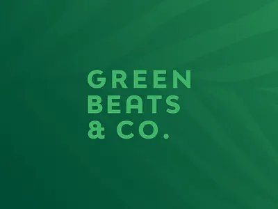 Green Beats ~ Brand Identity & Web Design brand identity branding brandmark icon design logo logo design logotype monogram logo symbol typogaphy wordmark logo