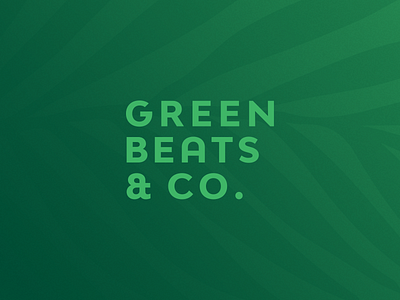 Green Beats ~ Brand Identity & Web Design brand identity branding brandmark icon design logo logo design logotype monogram logo symbol typogaphy wordmark logo