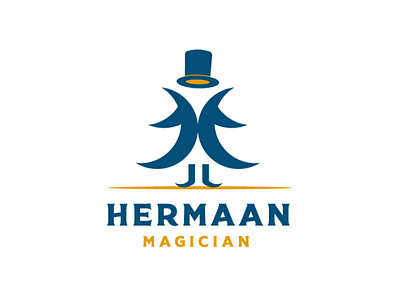 Hermaan magician logo brand branding designlogo graphicdesign graphicdesigner graphics illustrator logo logodesign logodesigner logodesigns logodesinger logoinspiration logoinspirations logologo logomaker logomark logos logotip logotype