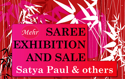 Eclectic Indian Bridal Attire Banner Creation banners branding bridal design illustration india indian bridal logo sarees web website